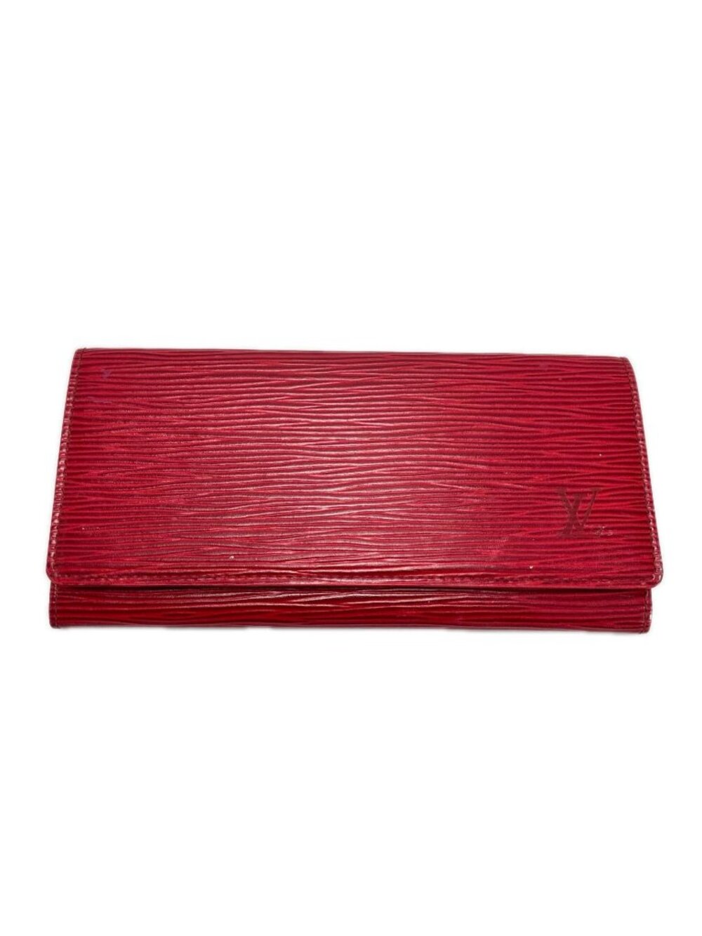 Louis Vuitton Epi Porto en 3 Cartes Credit Red Billfold Wallet